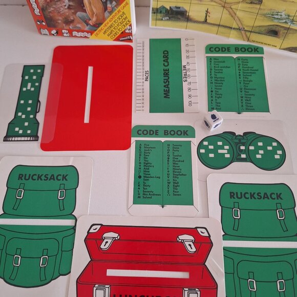 Enid Blytons Famous Five Adventure Games The Wailing Lighthouse VTG Cards Dice - Picture 4 of 6